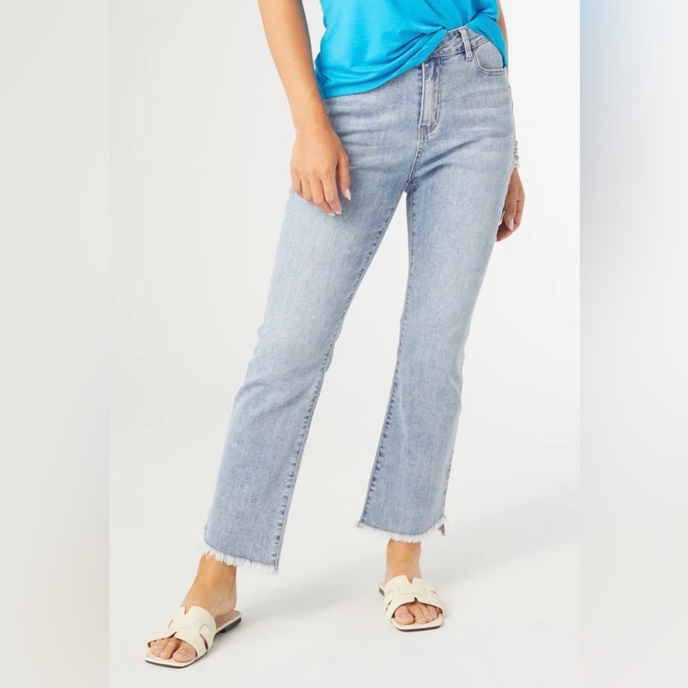 COCO + CARMEL SOFT STRAIGHT ANKLE WITH BOTTOM FRINGE XXL - Picture 3 of 5